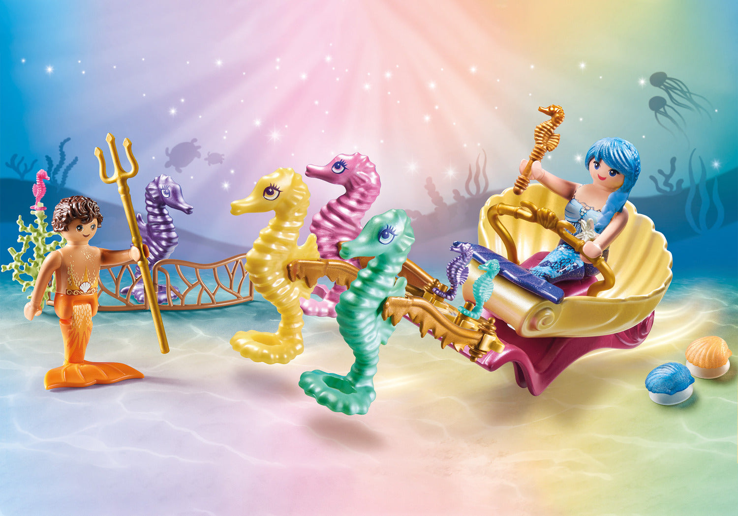 Mermaid Seahorse Carriage – Stevenson's Toys & Games