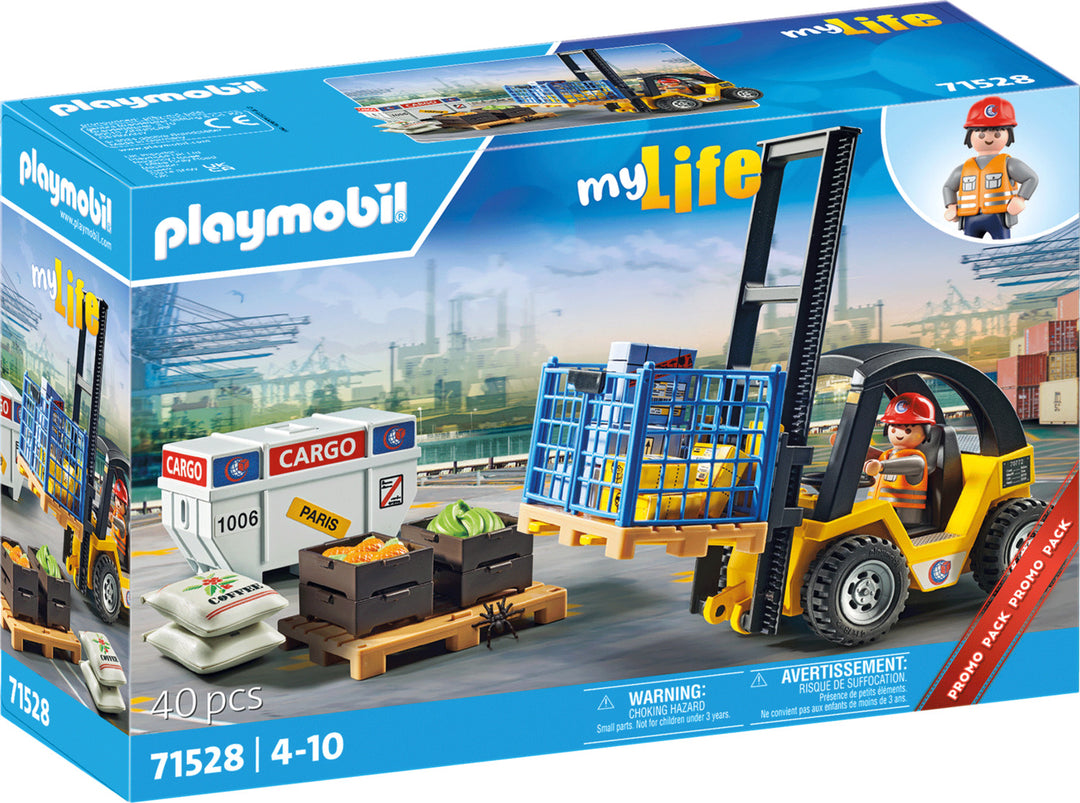 Playmobil Forklift Truck with Cargo