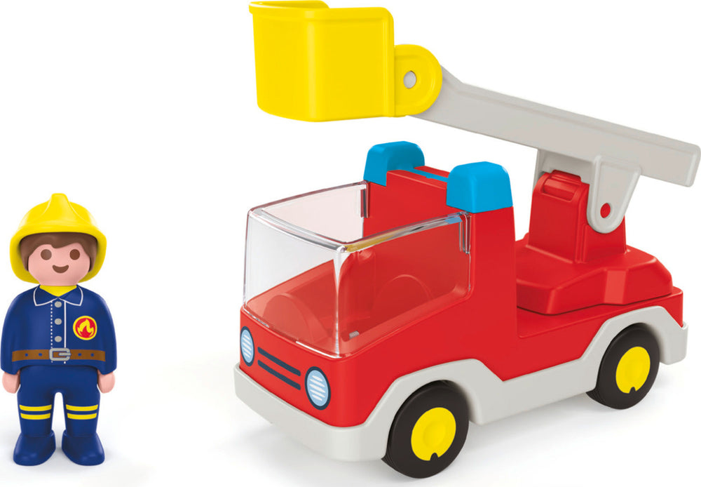 Playmobil Junior: Ladder Unit Fire Truck