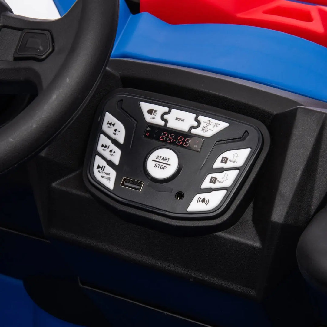 Storm Police UTV Blue 24V Assembled *Local Pickup/Delivery only