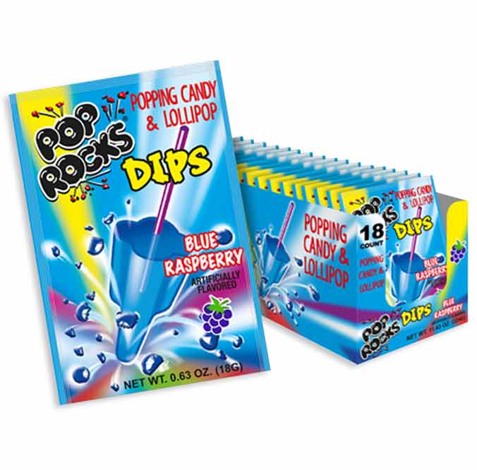 Pop Rocks Dip Blue Raspberry Individual Pack