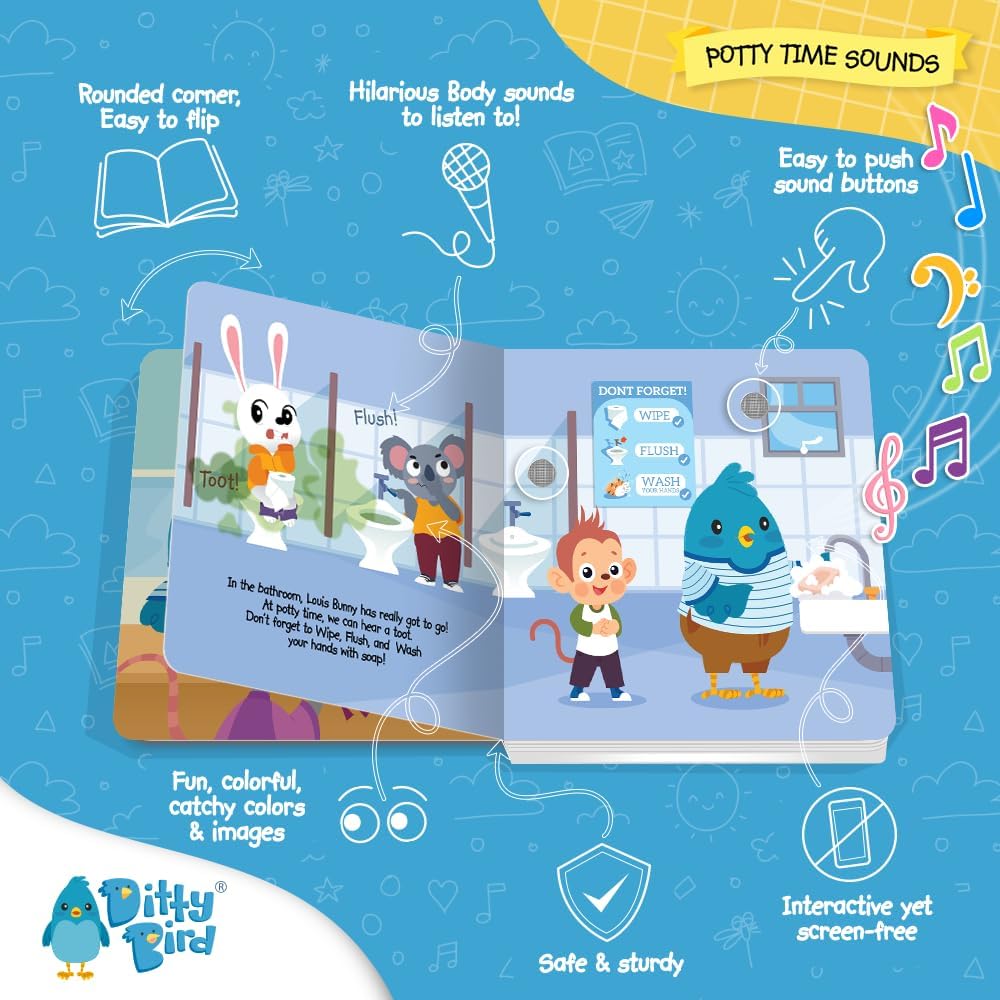 Ditty Bird Potty Time Sounds Book