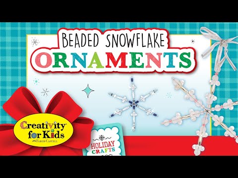 Beaded Snowflake Ornaments