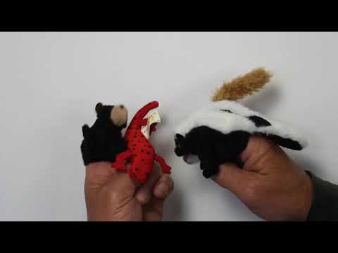 Great Smoky Mountain Animal Set Finger Puppet