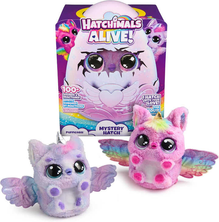 Hatchimal Mystery Pufficorn Egg Pink