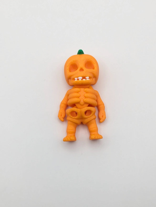 3D Pumpkin Skeleton