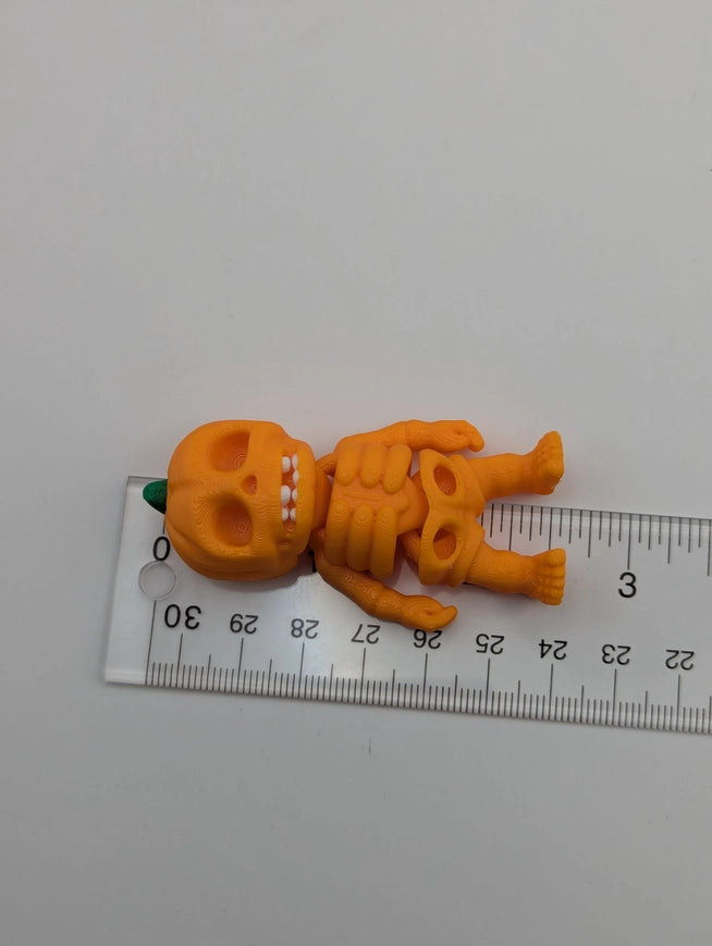 3D Pumpkin Skeleton