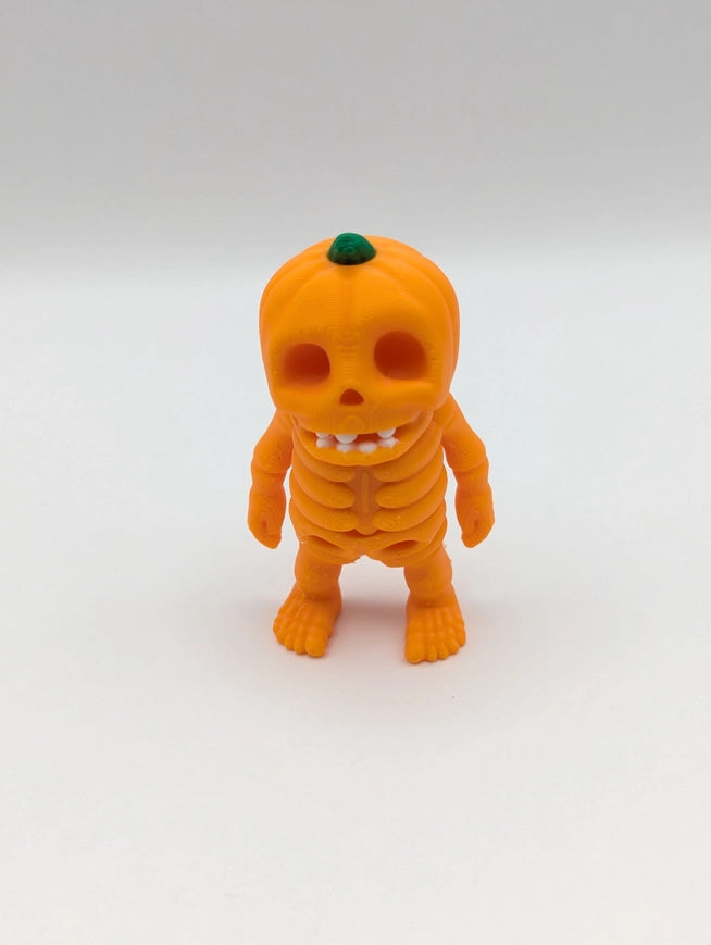 3D Pumpkin Skeleton