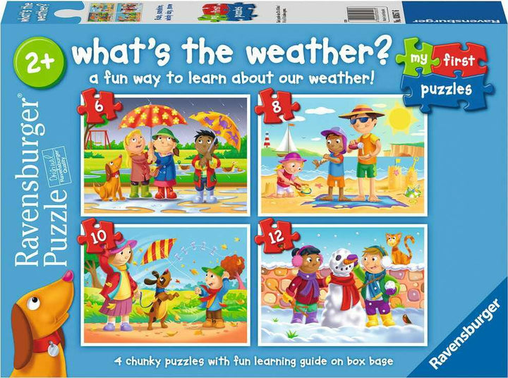 My First Puzzles: What's the Weather (6, 8, 10, 12 Piece Puzzles)