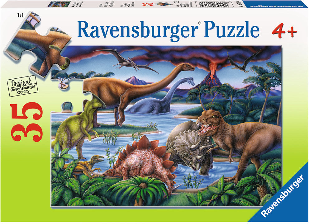 Dinosaur Playground Puzzle (35pc)
