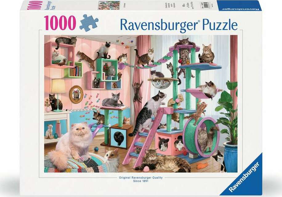 Cat Tree Heaven 1000 Piece Puzzle