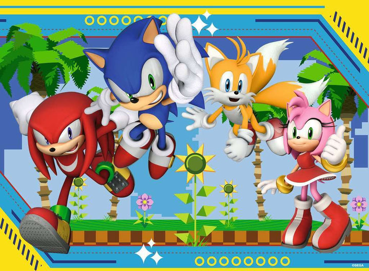 Children's Jigsaw Puzzle Sonic The Hedgehog - 100 Pieces Puzzle