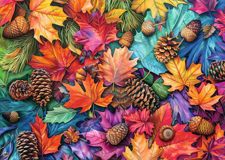 Autumn Riches Puzzle (500 Large Pieces pc)