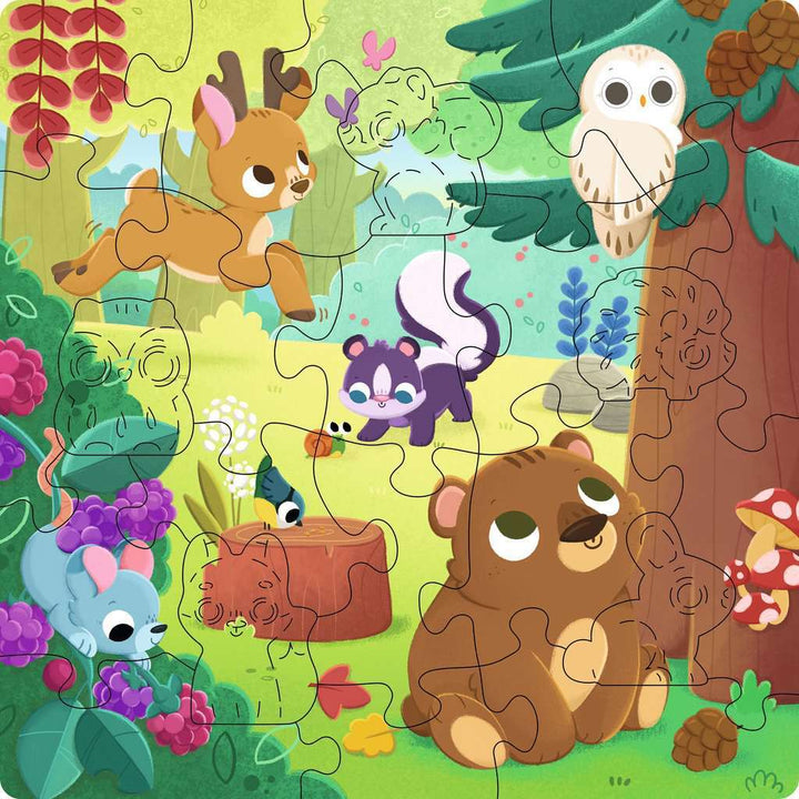 WOOD: Forest Animals 22pc