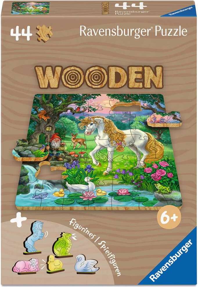 WOOD: Unicorn 44 Pc Puzzle