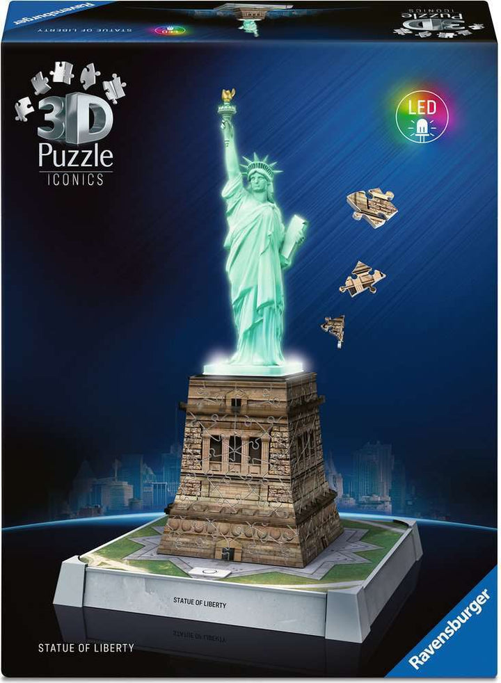 Iconics 3D Statue of Liberty Night Ed. 108 pc