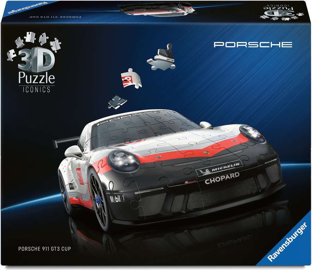 Iconics 3D Porsche 911 GT3 Cup 108 pc