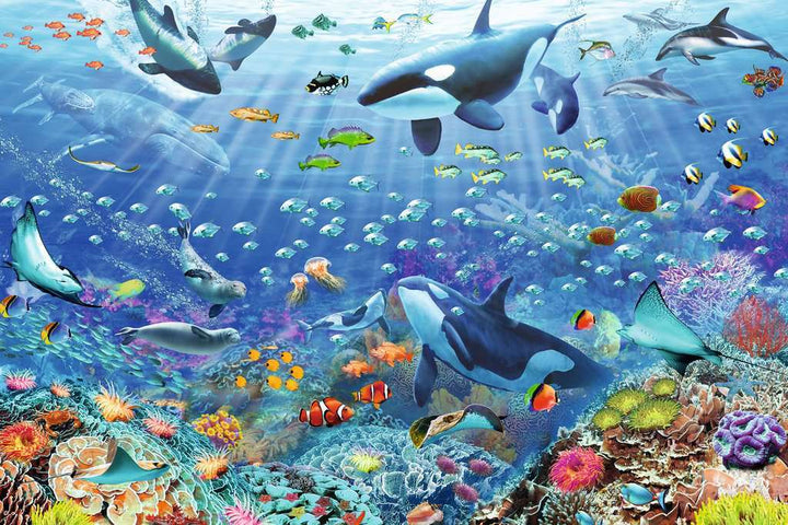 Colorful Underwater World (3000 pc Puzzles)