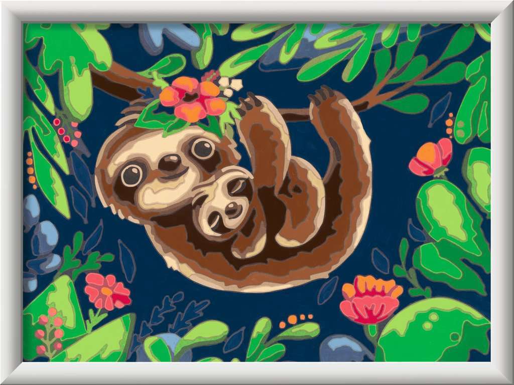 Sweet Sloths 7x10