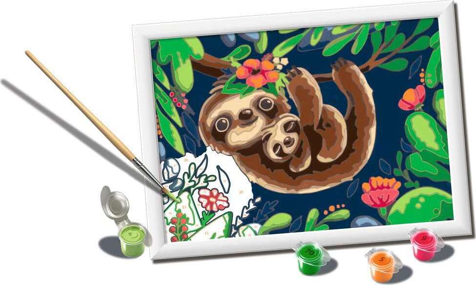 Sweet Sloths 7x10