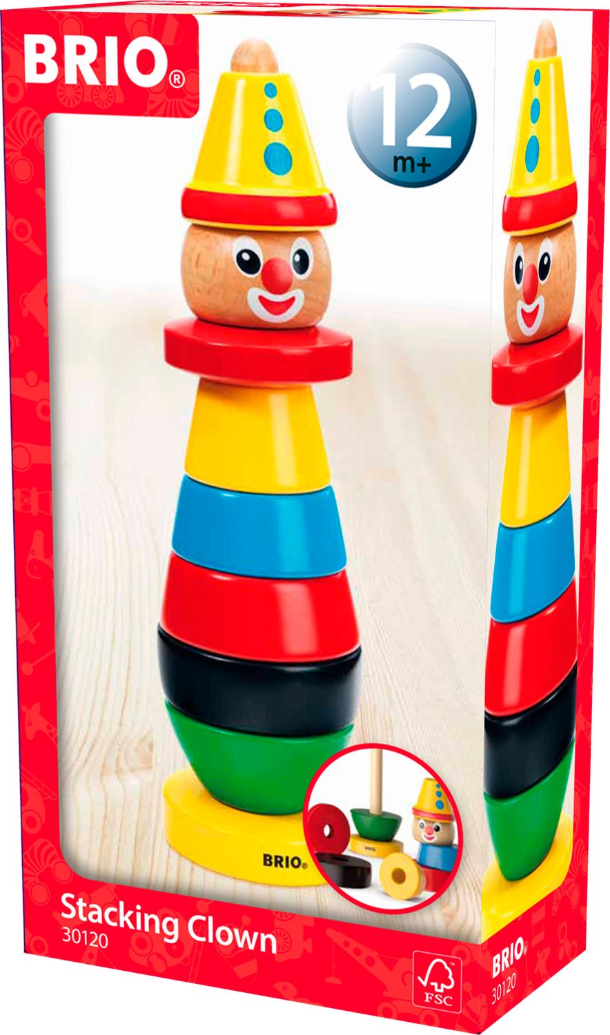 BRIO Stacking Clown