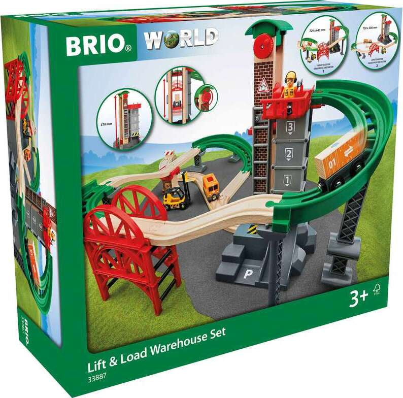 BRIO Lift & Load Warehouse Set