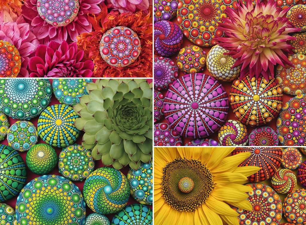 Elspeth McLean - Mandala Blooms (500 pc Puzzle)