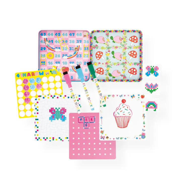 Rainbow Fairy Magnetic Games Tin