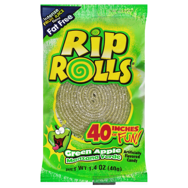 Rip Rolls Green Apple 1.4Oz