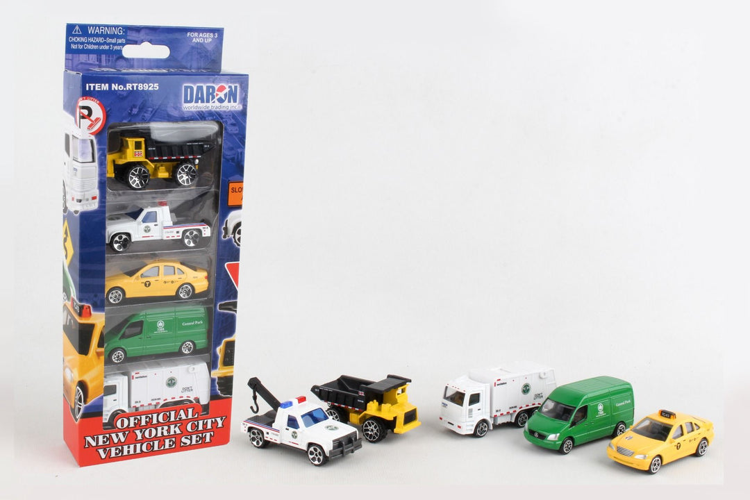New York City Official 5 Pc Vehicle Set