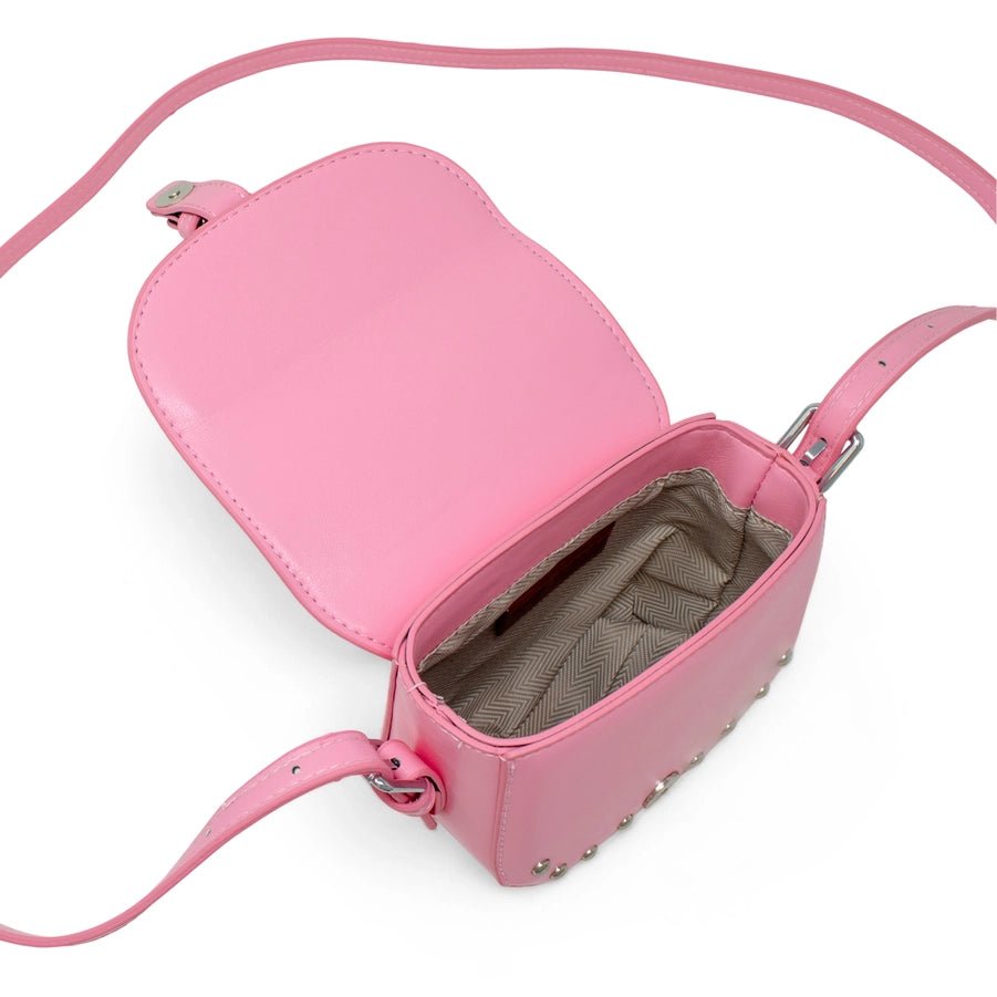 Saddle Stud Pink Kids Handbag