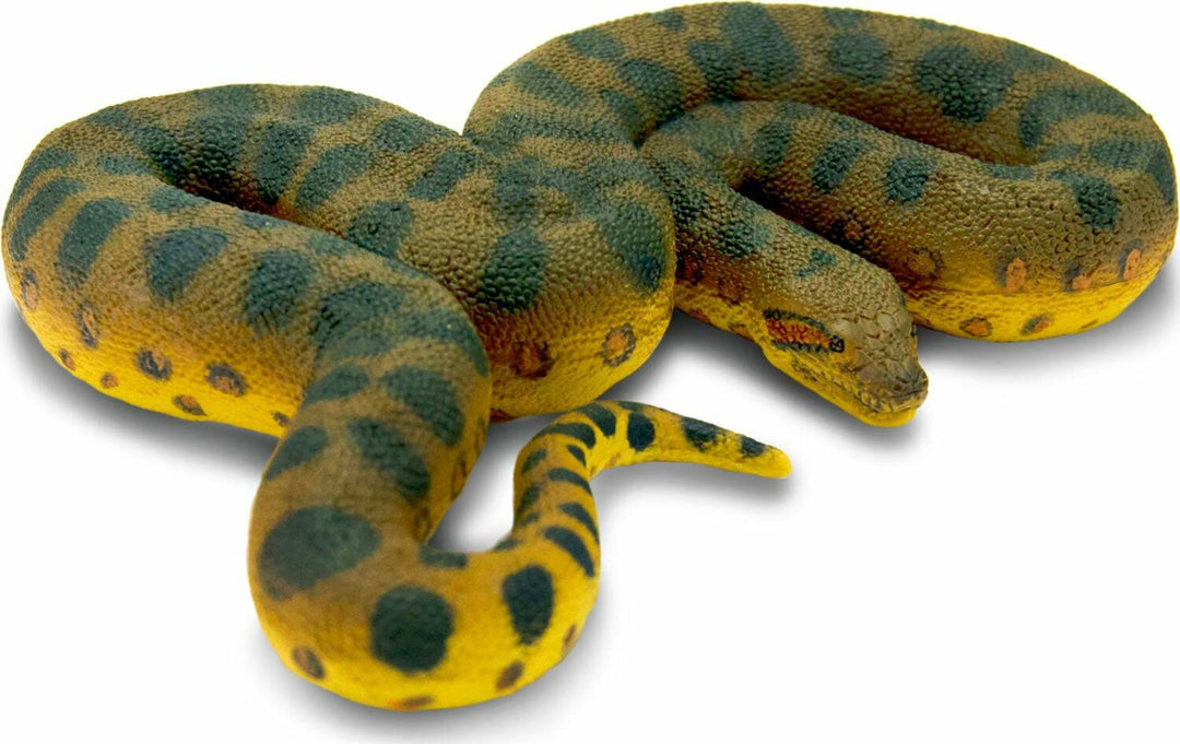 Green Anaconda Snake Toy Figure