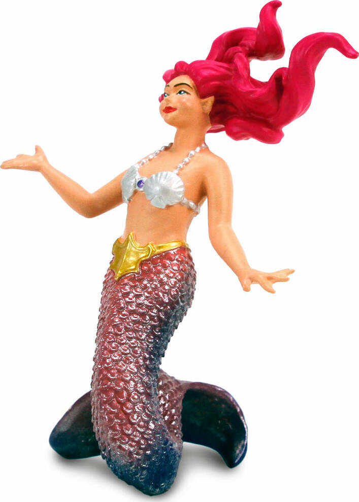 Pink-haired Mermaid Toy