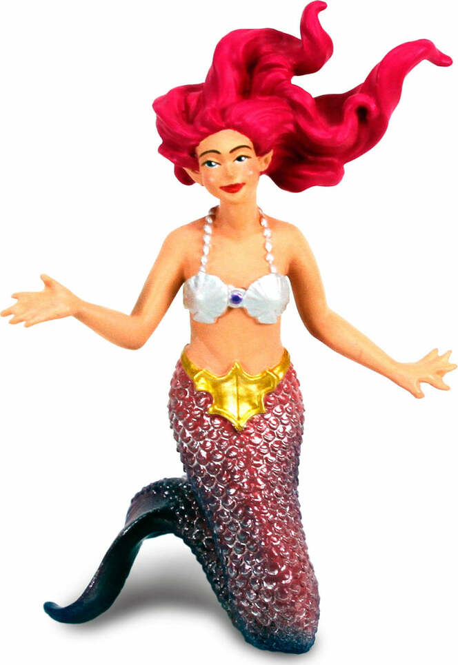 Pink-haired Mermaid Toy