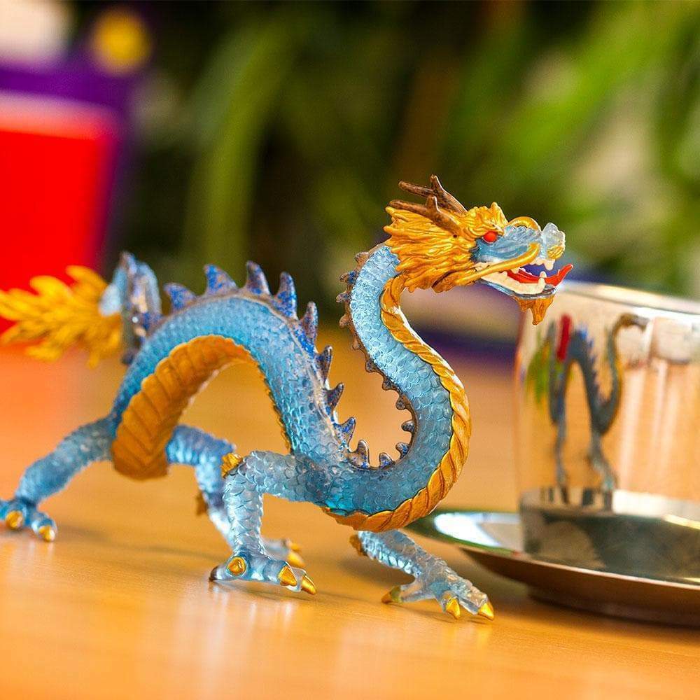 Krystal Blue Dragon Toy