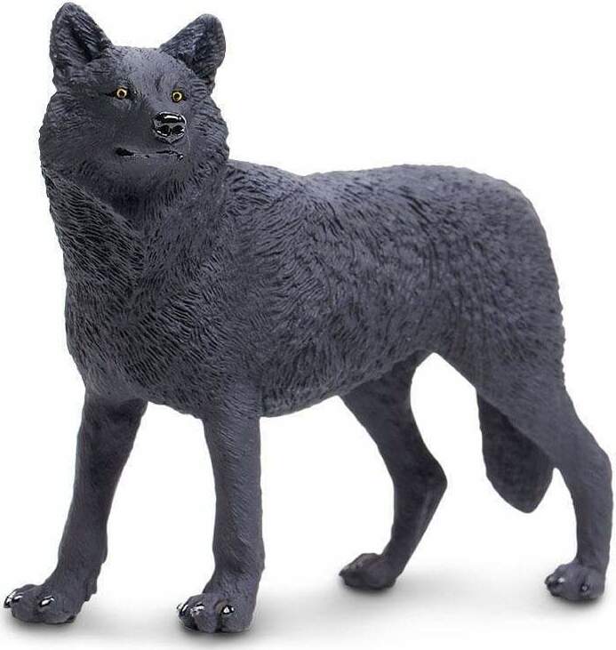 Black Wolf Toy