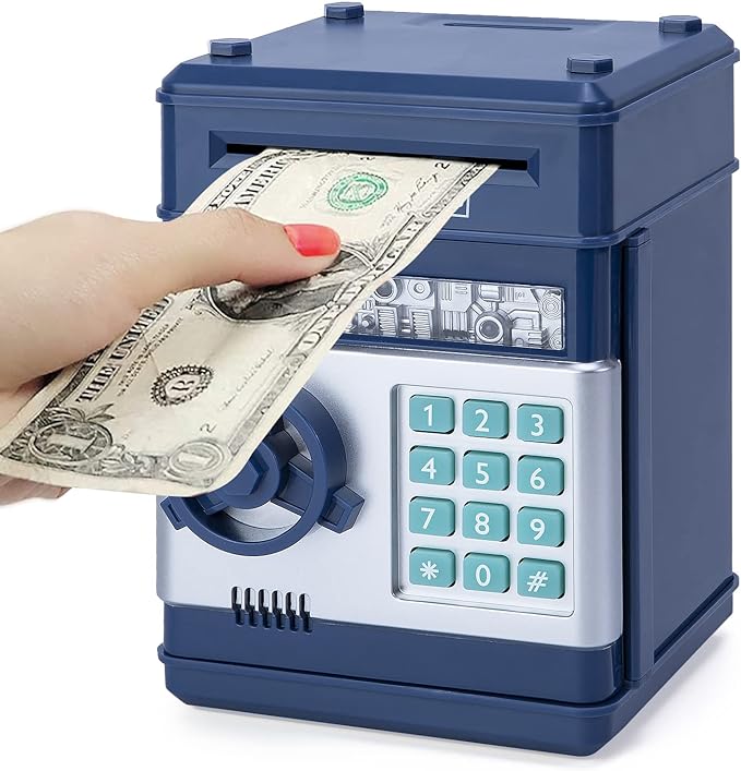 Electronic Safe Blue