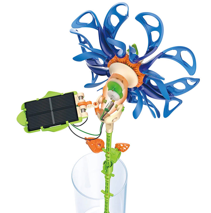 Solar Flower Sapphire Swirl