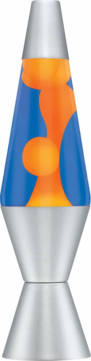 14.5'' LAVA® Lamp Orange/Blue/Silver