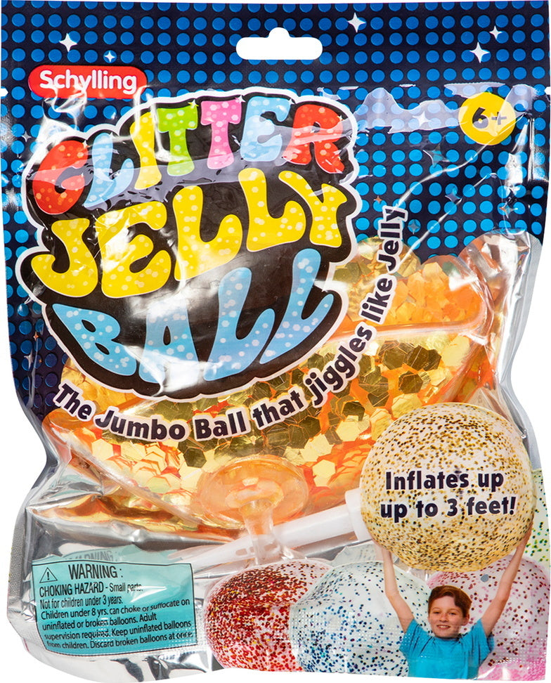 Jumbo Glitter Jelly Ball (assorted colors)