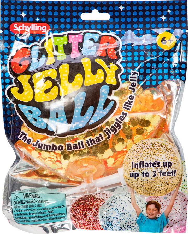 Jumbo Glitter Jelly Ball (assorted colors)