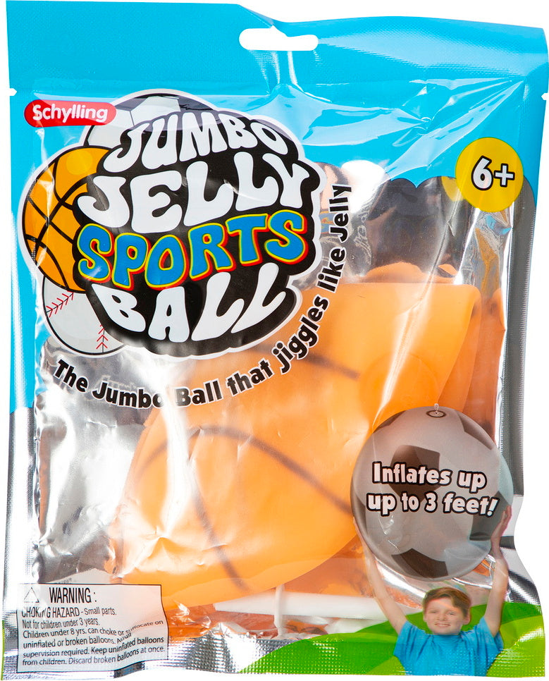 Jumbo Jelly Sports Ball (assorted styles)