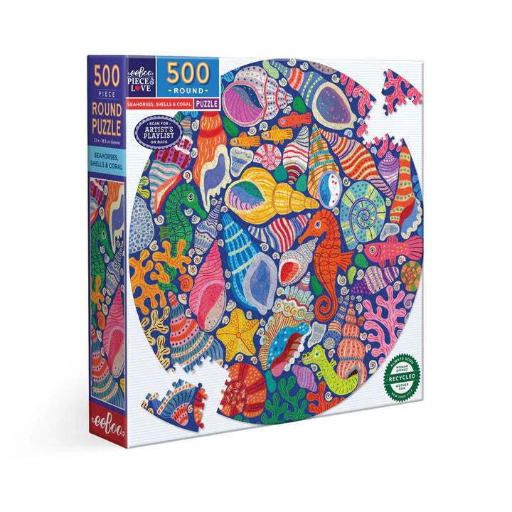 Seahorses, Shells & Coral 500