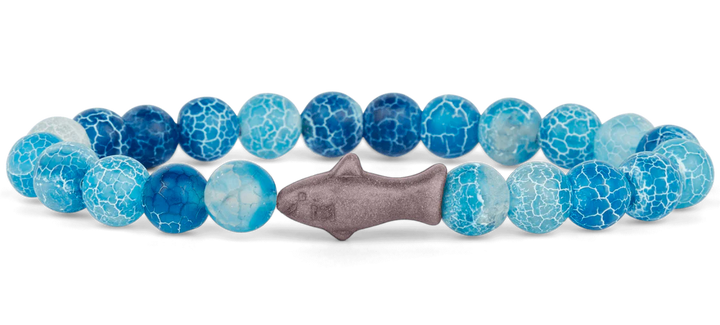 Fahlo Shark Aqua Blue Voyage Bracelet