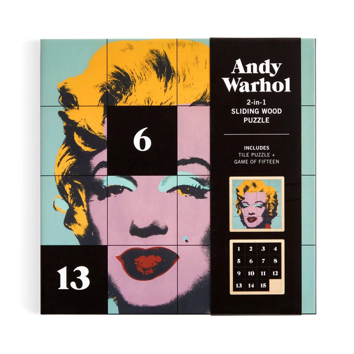 Warhol Wooden Puzzle Sliding Marilyn