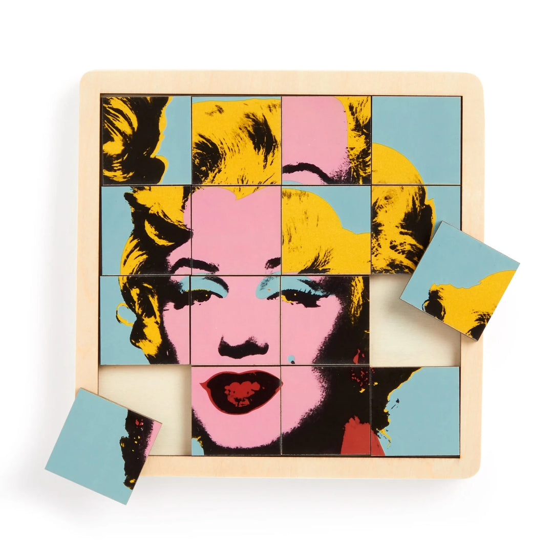 Warhol Wooden Puzzle Sliding Marilyn