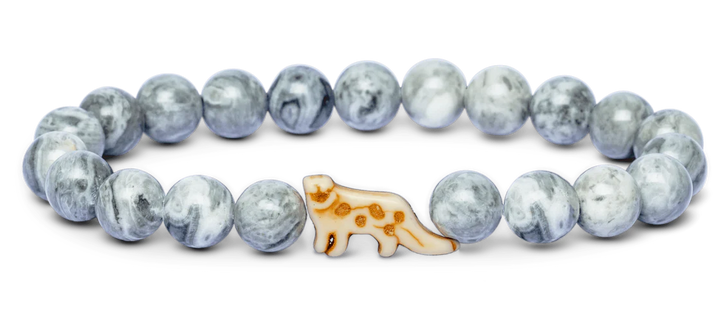 Fahlo Snow Leopard Bracelet Alpine Grey