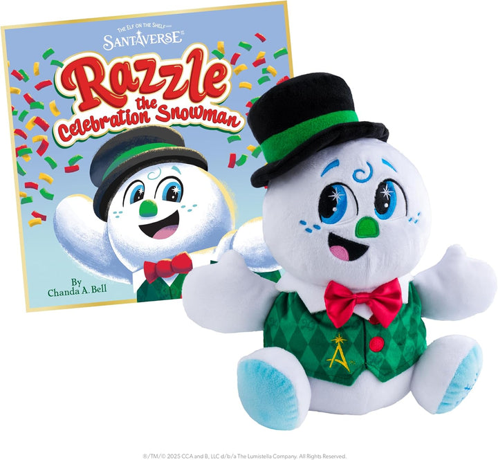 Razzle The Snowman Plush & Book