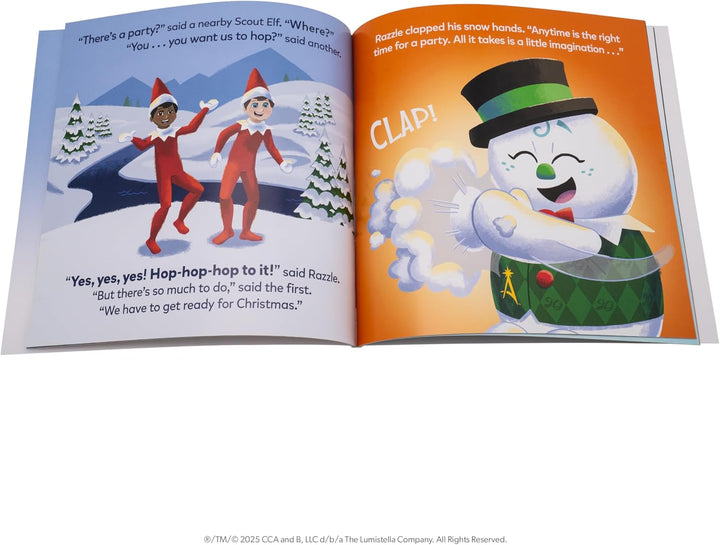 Razzle The Snowman Plush & Book