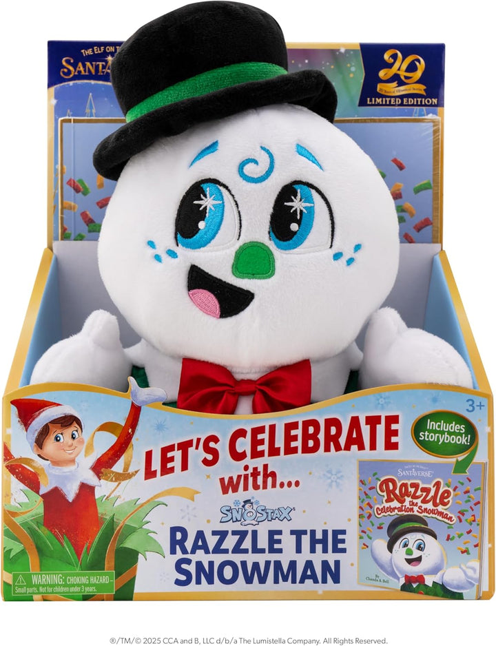 Razzle The Snowman Plush & Book